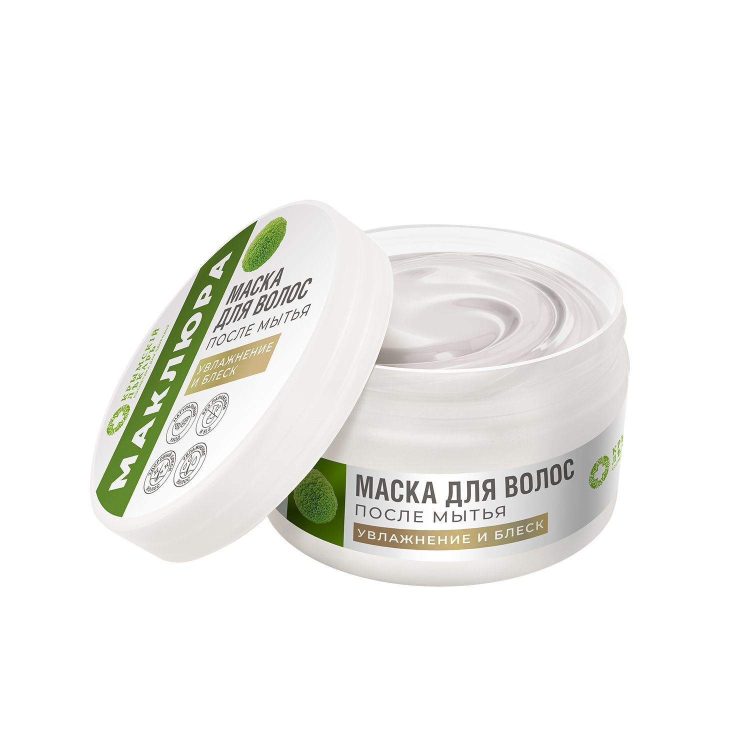картинка Маклюра маска для волос Увлажнение и блеск от магазина натуральной косметики La Vanda