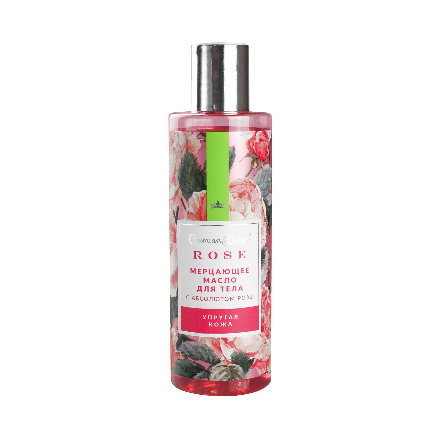 картинка Мерцающее масло для тела с абсолютом розы "Упругая кожа" от магазина натуральной косметики La Vanda