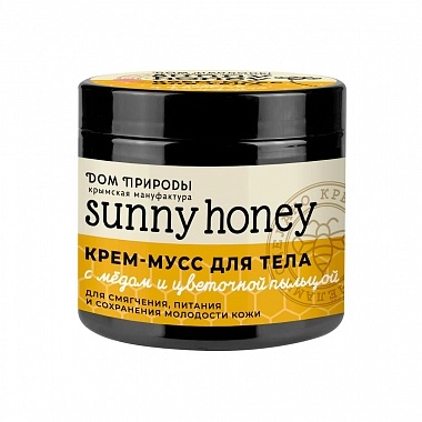 Крем-мусс для тела Смягчение 
Мёд и цветочная пыльца