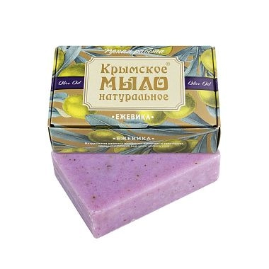 Крымское натуральное мыло на оливковом масле "ЕЖЕВИКА"