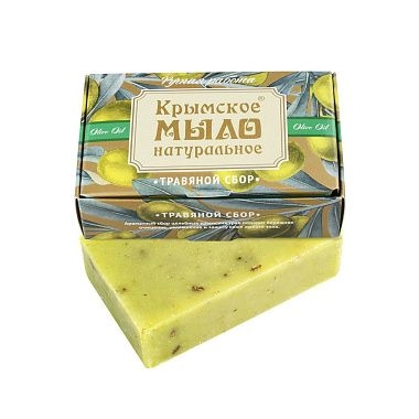 Крымское натуральное мыло на оливковом масле "ТРАВЯНОЙ СБОР"