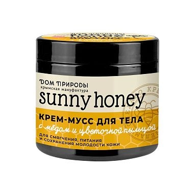 Крем-мусс для тела Смягчение 
Мёд и цветочная пыльца