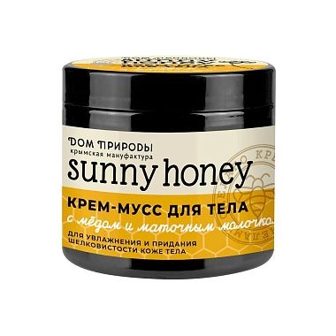 Крем-мусс для тела Увлажнение Мёд и маточное молочко