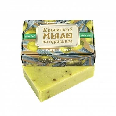 Крымское натуральное мыло на оливковом масле "ТРАВЯНОЙ СБОР"