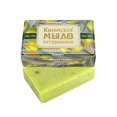 Крымское натуральное мыло на оливковом масле "МОЖЖЕВЕЛЬНИК"
