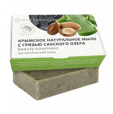 Крымское натуральное мыло на основе грязи Сакского озера "BEAUTY-КОМПЛЕКС"